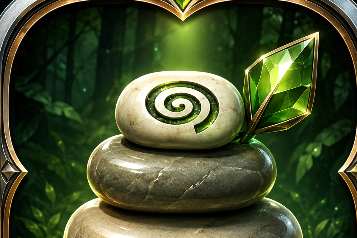 Nature Stone forest scene